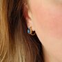 Lapis Lazuli Hoops, thumbnail 1 of 4