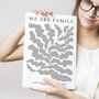 Matisse Style 'We Are Family' Personalised Print, thumbnail 1 of 4