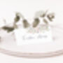 Wedding Place Cards Pink Wild Flower, thumbnail 3 of 6