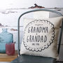 'Grandma And Grandad' Cushion, thumbnail 1 of 5