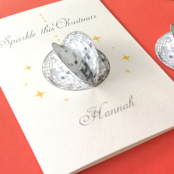 Personalised Strictly Come Dancing Style Christmas Card, 4 of 7