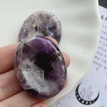 Amethyst Worry Stone For Calm And Clarity, 4 of 4