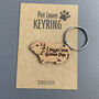 I Piggin Love Guinea Pigs Keyring. Can Be Personalised, thumbnail 3 of 9