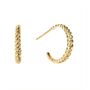 Twisted Hoops Gold Vermeil, thumbnail 3 of 3