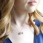 Personalised Silver Plated Elephant Pendant Necklace, thumbnail 4 of 5