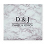 Personalised Marble Effect Glass Chopping Board, thumbnail 2 of 5