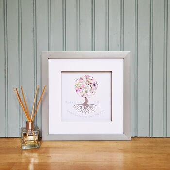 Roots Of A Family Personalised Heart Family Tree, 8 of 10