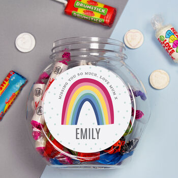 Personalised Rainbow Jar Sweets Gift, 4 of 4