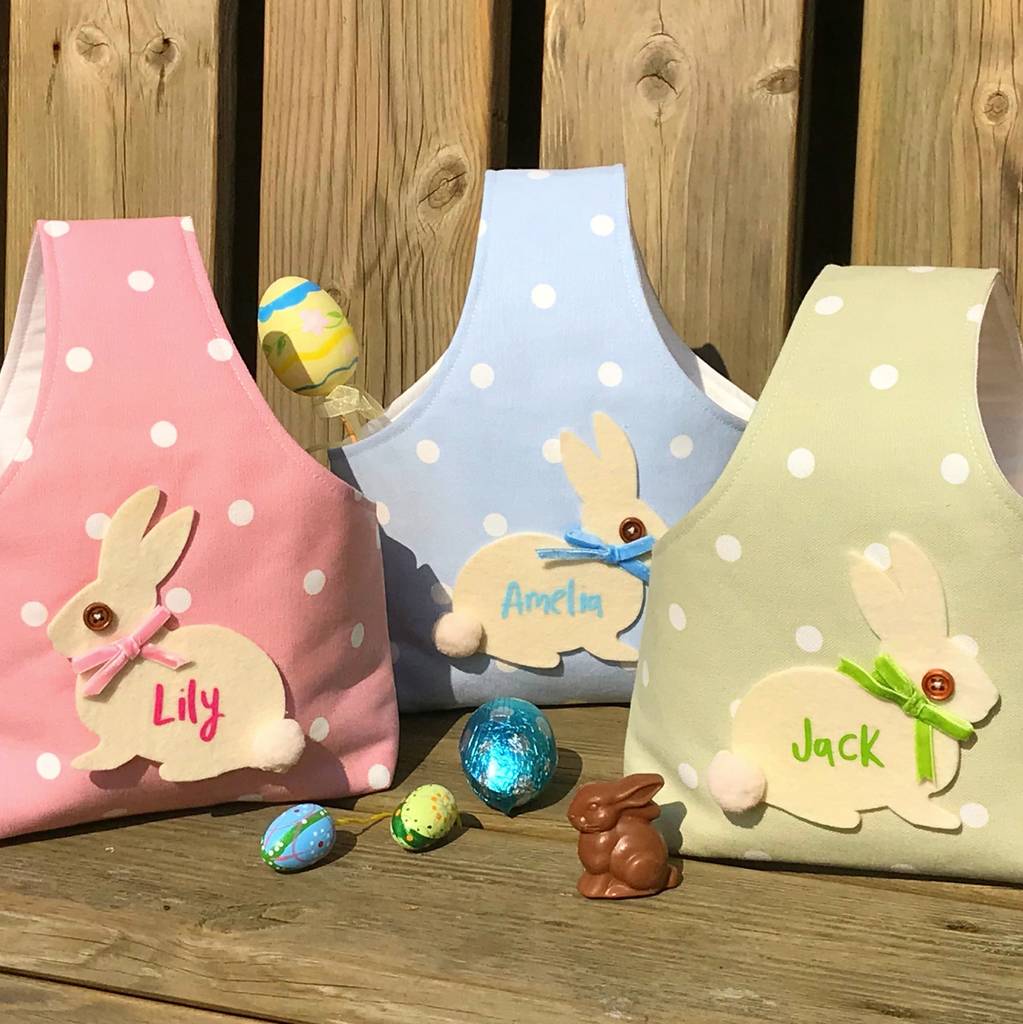 Personalised Easter Egg Hunt Bag By Jackie Martin Designs ...