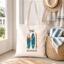 Funny Sup Beaches Paddle Boarding Tote Bag Shopper, thumbnail 4 of 6