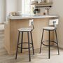 Tall Bar Stools With Backrest For Kitchen, thumbnail 3 of 11