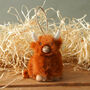 Bramble Farm Highland Cow Hanging Decoration, thumbnail 1 of 3