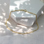 9ct Yellow Gold Diamond Cut Twist Curb Chain Bracelet, thumbnail 1 of 6