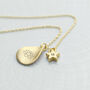 Personalised Diwali Lotus Necklace, thumbnail 3 of 4