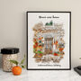 First New Home Personalised Watercolour Print, thumbnail 4 of 9