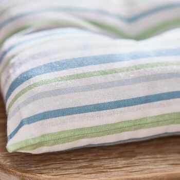 Set Of Two Tenby Stripe Garden Seat Pads, 2 of 3