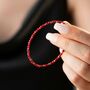 Natural Coral Beaded Bracelet, thumbnail 6 of 8