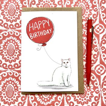 Personalised Cat Birthday Card, 11 of 11