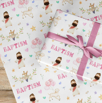 Baptism Wrapping Gift Paper, 3 of 3
