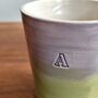 Alphabet Letters Tumbler Mug Initials, thumbnail 5 of 10