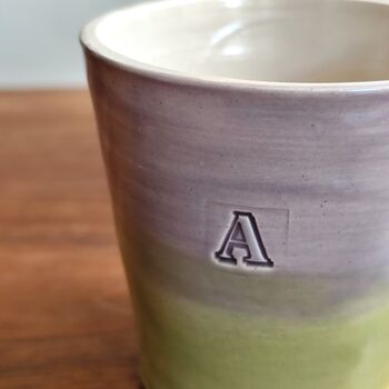 Alphabet Letters Tumbler Mug Initials, 5 of 10