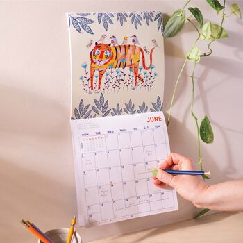 2025 Calendar | Artist Collab | Folk Animals, 3 of 7