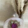 Ivory Hand Poured Pink Luxury Oval Resin Clutch, thumbnail 1 of 10