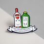 'Together In Spirits' Pin Badge Gift For Friend, thumbnail 3 of 5
