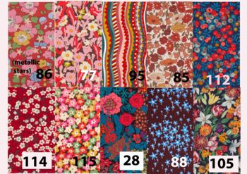 Two X Liberty London Hair Bow Clips / 50 Prints, 7 of 10