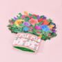 Pop Up 3D Card Floral Bouquet, thumbnail 3 of 4