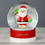 Personalised Santa Snow Globe, thumbnail 2 of 2
