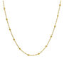 9ct Solid Gold Bobble Ball Bead Chain Necklace, thumbnail 4 of 5