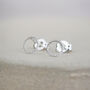 Sterling Silver Mini Twisty Studs, thumbnail 1 of 7