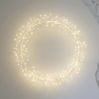 Light Up LED Starburst Wreath, 2 of 3