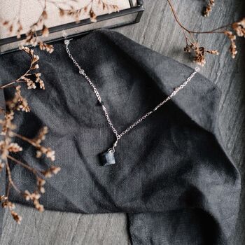 Dendrite Opal Sterling Silver Necklace, 3 of 5