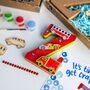 Personalised Paint Your Own Car Wooden Letter, thumbnail 1 of 7