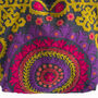 Embroidered Suzani Shoulder Bag In Dark Grey, thumbnail 12 of 12