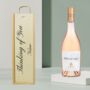 Personalised Thinking Of You Whispering Angel Rose Wine Gift Set, thumbnail 1 of 4