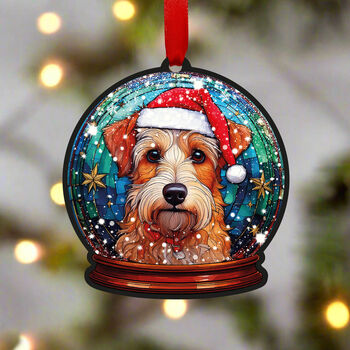 Welsh Terrier Dog Tree Decoration, 2 of 2