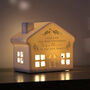 Personalised Christmas Foliage LED House – Light Up Christmas Decoration, thumbnail 2 of 5