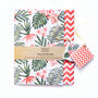 100% UK Recycled Gift Wrap Plant Design, thumbnail 1 of 1