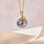 Pearl Pendant In Gold Vermeil Necklace, thumbnail 5 of 7