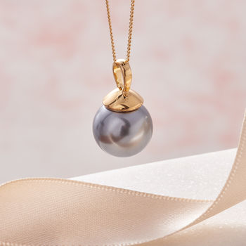 Pearl Pendant In Gold Vermeil Necklace, 5 of 7