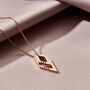 Personalised Names Geometric Necklace, thumbnail 3 of 7