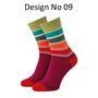 High Quality Cotton Mix Multi Colour Striped Socks, thumbnail 5 of 12