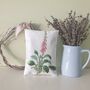 Lavender Sachet Hanging Decoration With Foxglove Print, thumbnail 1 of 8