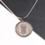 1955 70th Birthday One Shilling Coin Pendant, thumbnail 1 of 3