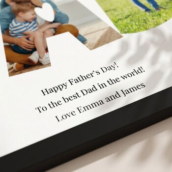 Dad Photo Collage Print Fathers Day Gifts, 7 of 7