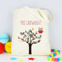 Personalised 'Owl' Tree Teacher Tote Bag, thumbnail 1 of 1