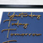 Yesterday, Today, Tomorrow, Forever, Framed Typography, thumbnail 4 of 4
